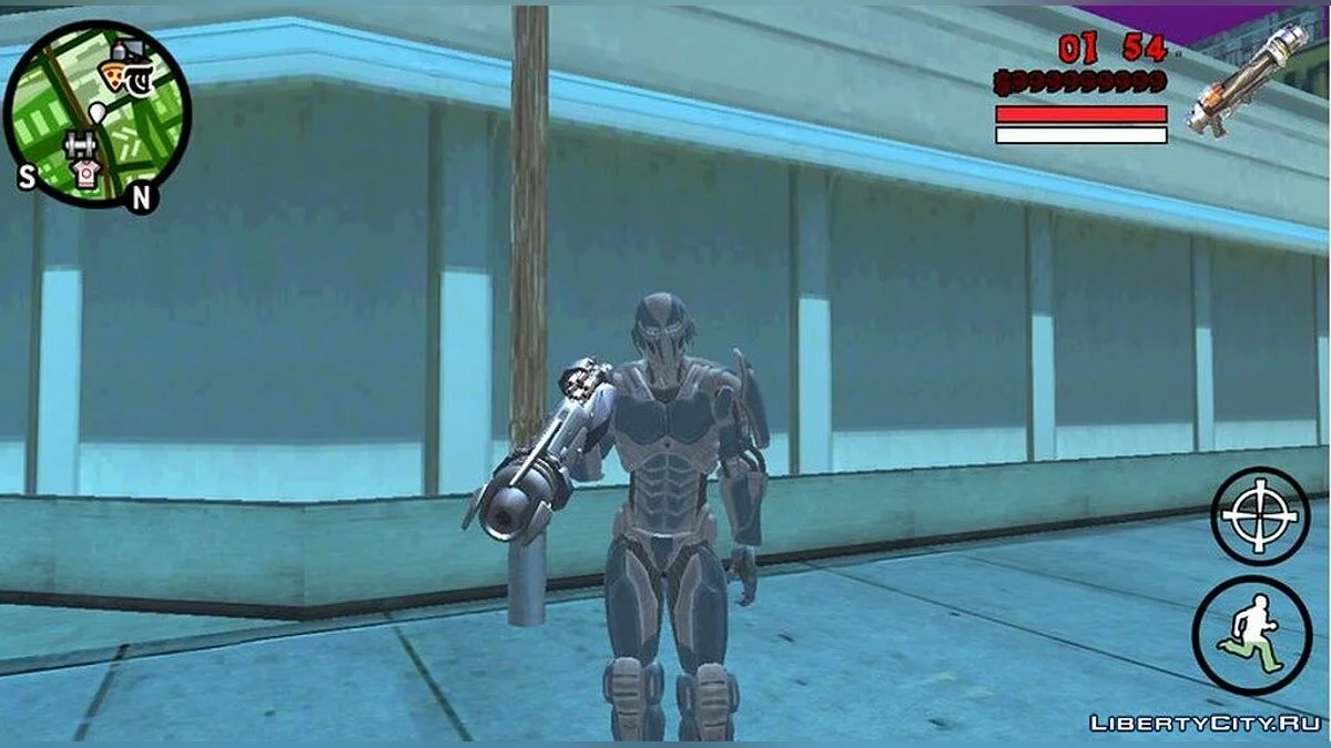 Cyber Sub-Zero de Mortal Kombat 9 / GTA San Andreas (iOS, Android)