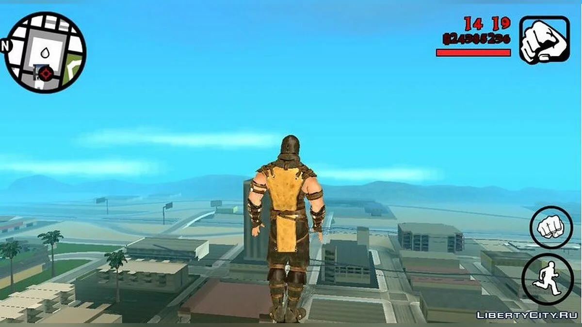 Scorpion de Mortal Kombat X / GTA San Andreas (iOS, Android)
