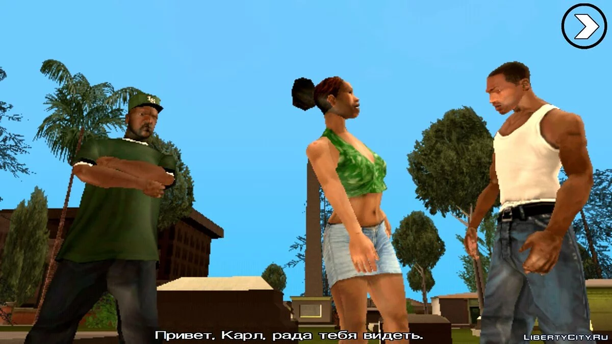 CJ da versão PS2 / GTA San Andreas (iOS, Android)