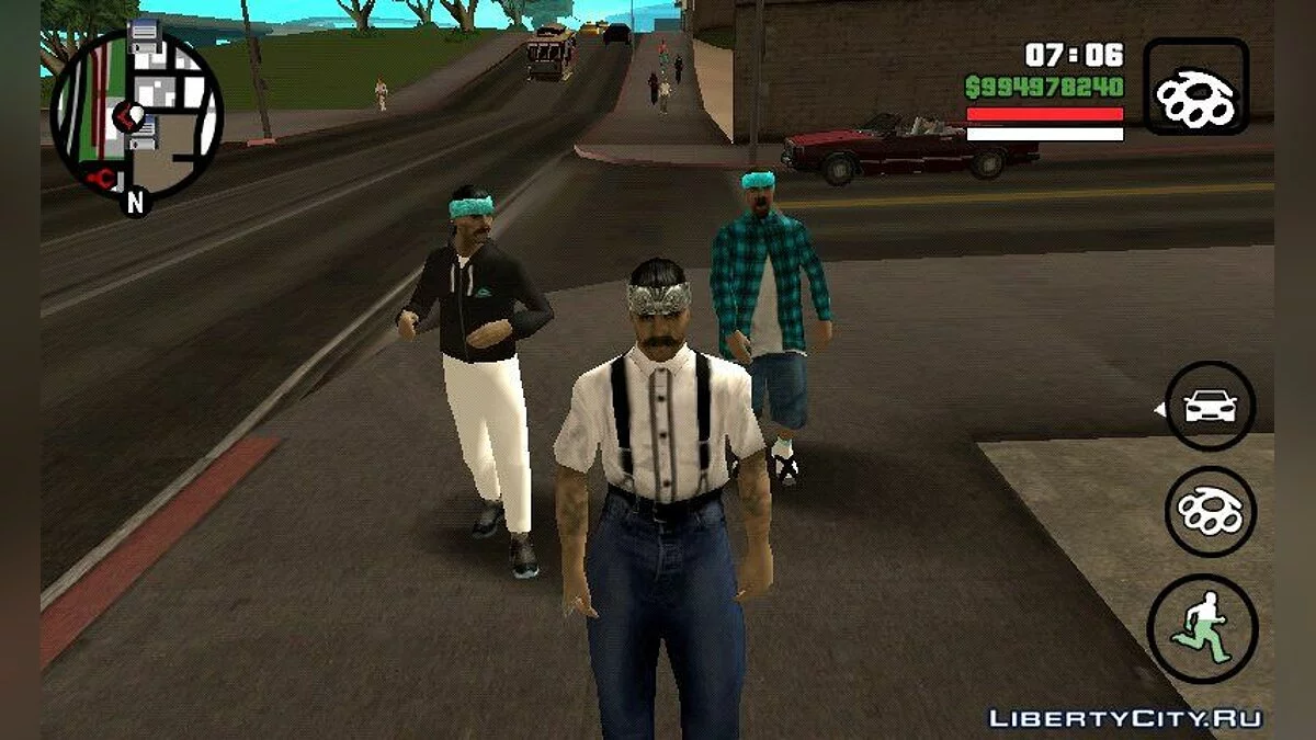 Нові скіни для мешканців Сан-Фіерро / GTA San Andreas (iOS, Android)