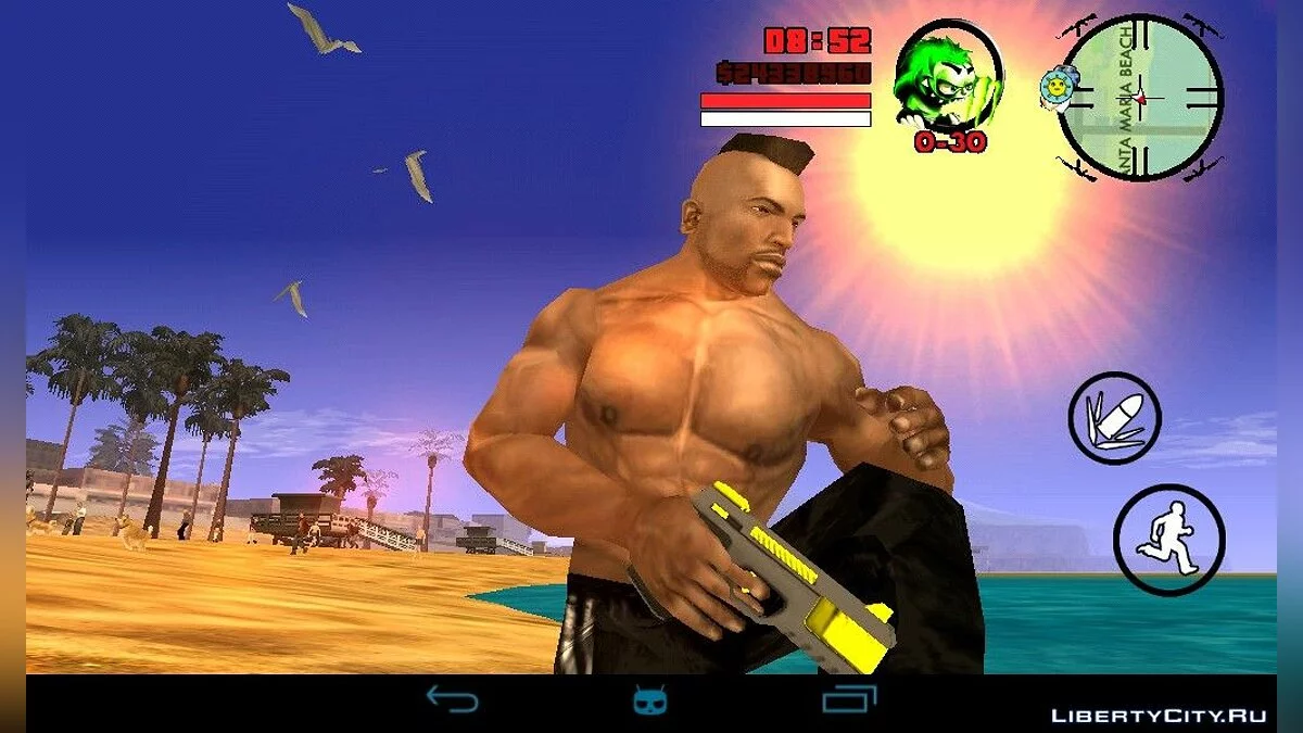 Juega como chica y nuevas máscaras para CJ / GTA San Andreas (iOS, Android)