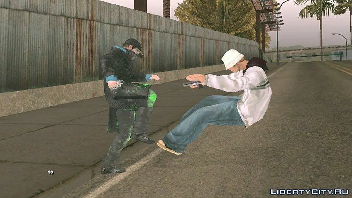 Aiden Pearce de Watch Dogs / GTA San Andreas (iOS, Android)