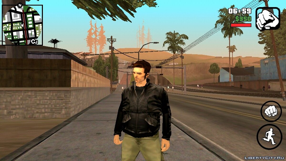 Скачать Клод Из GTA 3 Для GTA San Andreas (IOS, Android)