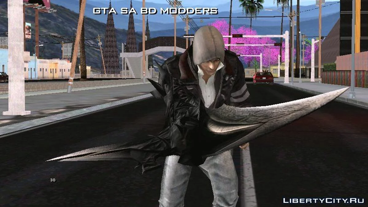 Алекс Мерсер з лезом з Прототипу / GTA San Andreas (iOS, Android)