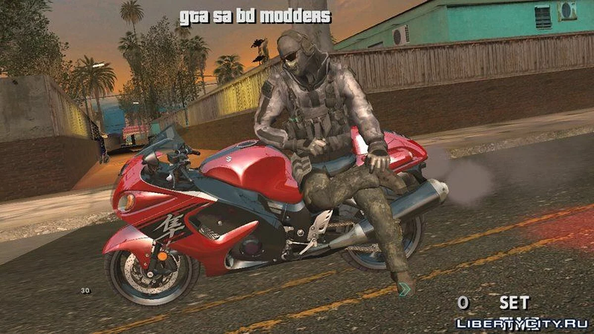 Скін з Call of Duty: Ghosts / GTA San Andreas (iOS, Android)