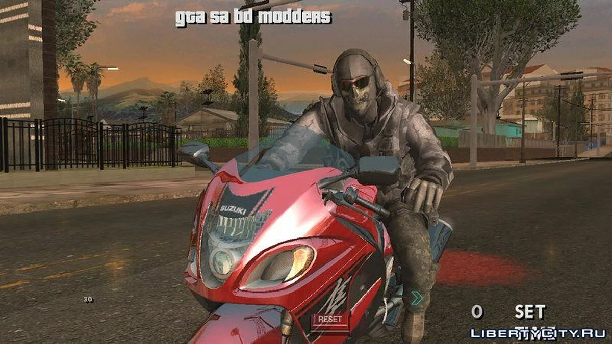 Скін з Call of Duty: Ghosts / GTA San Andreas (iOS, Android)