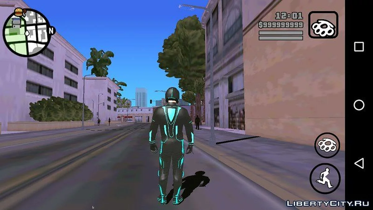 Tron Suit from GTA Online / GTA San Andreas (iOS, Android)
