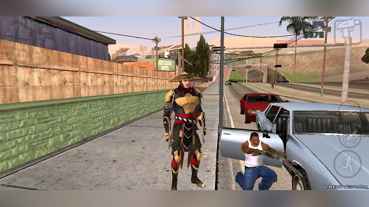 Raiden من Mortal Kombat 11 / GTA سان أندرياس (iOS، أندرويد)