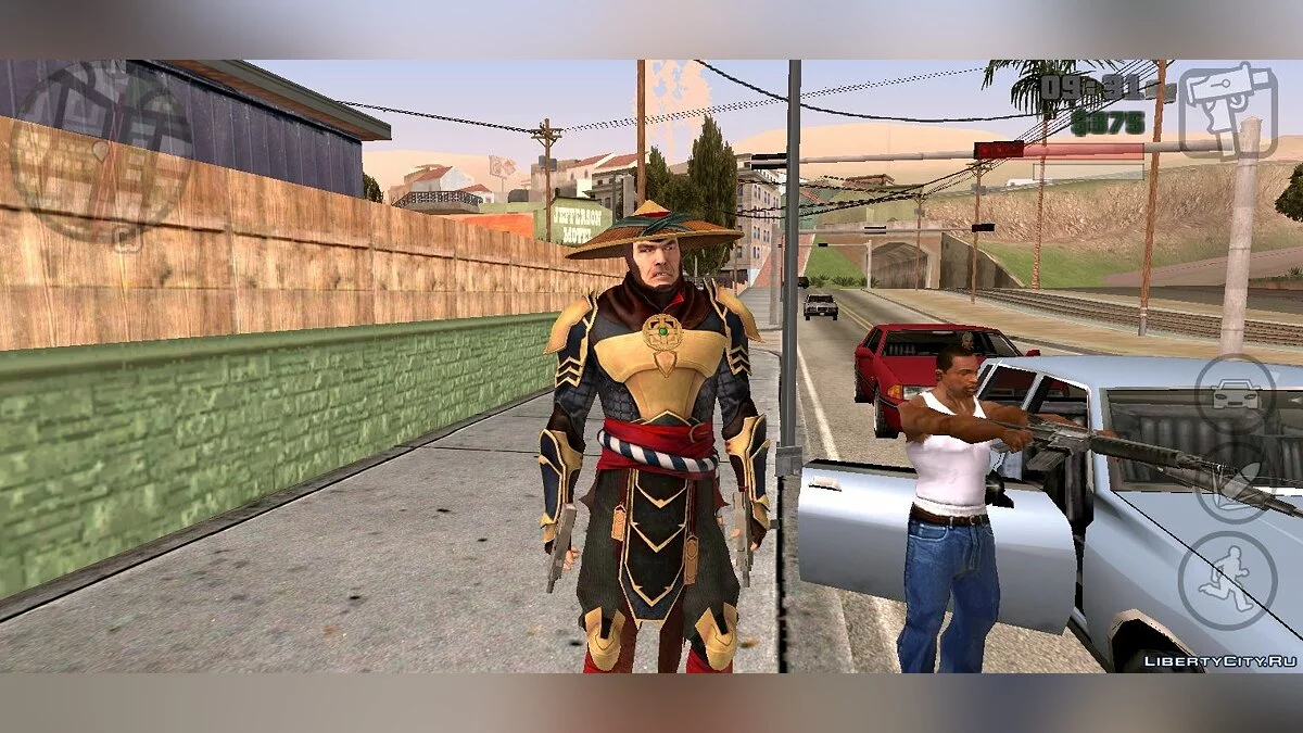 Raiden من Mortal Kombat 11 / GTA سان أندرياس (iOS، أندرويد)