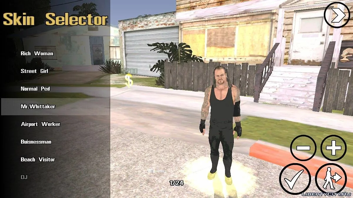Гробовщик з гри Smackdown vs Raw 2011 / GTA San Andreas (iOS, Android)