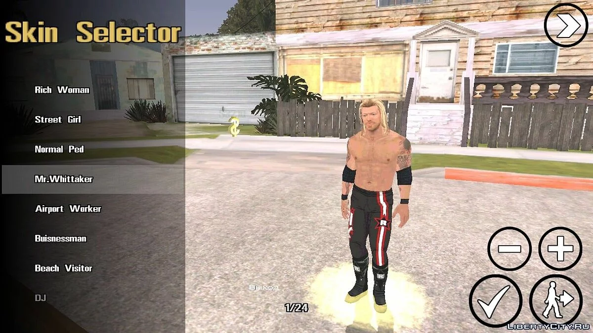 Едж з гри Smackdown Vs Raw 2011 / GTA San Andreas (iOS, Android)