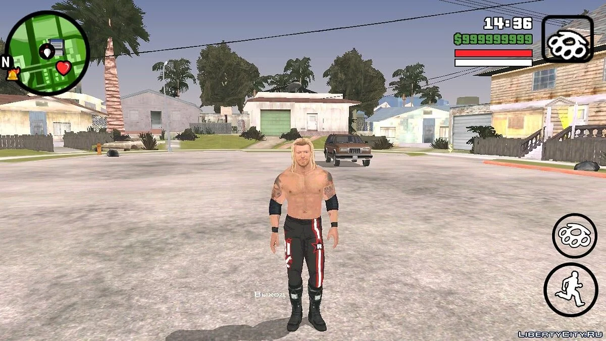 Едж з гри Smackdown Vs Raw 2011 / GTA San Andreas (iOS, Android)