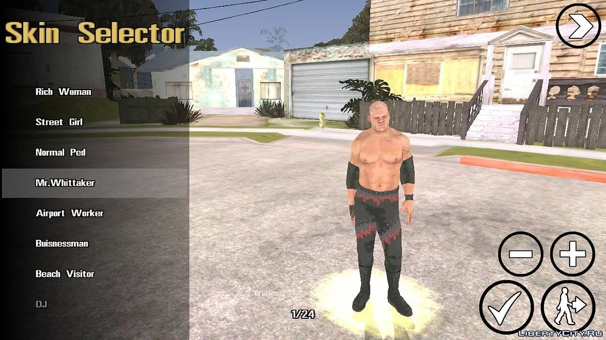 Kane з гри Smackdown Vs Raw 2011 / GTA San Andreas (iOS, Android)
