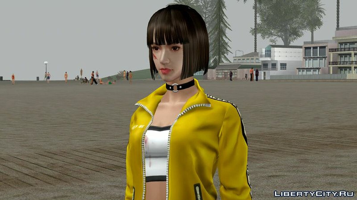 Download Kelly from Garena Free Fire for GTA San Andreas (iOS, Android)