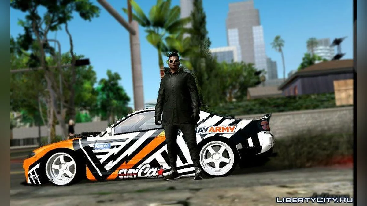 Random Skin from GTA Online in Off-White Style / GTA San Andreas (iOS, Android)