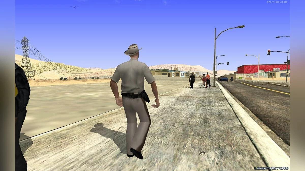 Sheriff from the BETA VERSION of the game (+ bonus) / GTA San Andreas (iOS, Android)