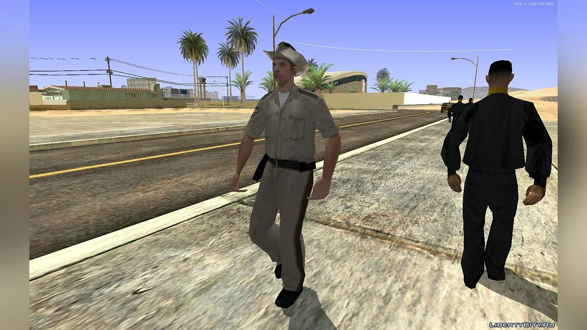 Sheriff from the BETA VERSION of the game (+ bonus) / GTA San Andreas (iOS, Android)