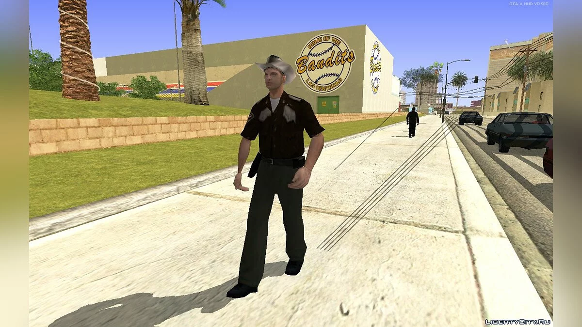 Sheriff from the BETA VERSION of the game (+ bonus) / GTA San Andreas (iOS, Android)