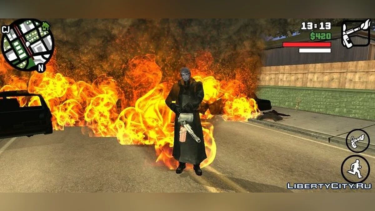 Skin do jogo Resident Evil / GTA San Andreas (iOS, Android)