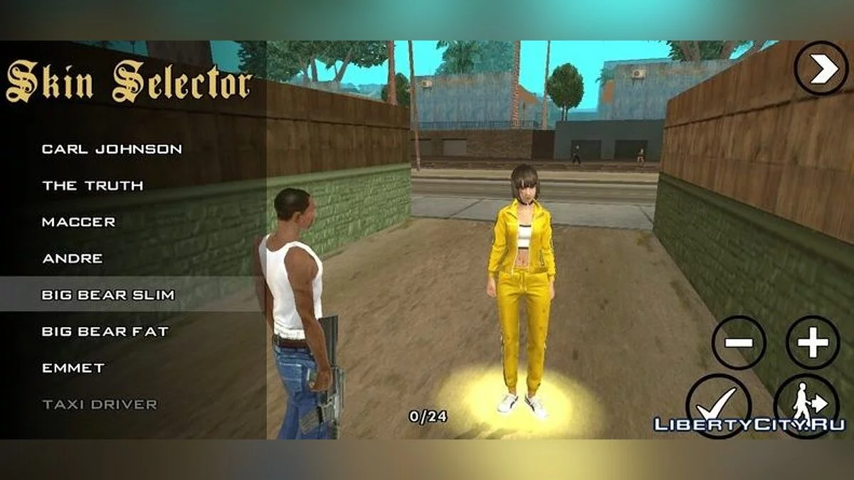 Girl Kelly from Fire for Free / GTA San Andreas (iOS, Android)