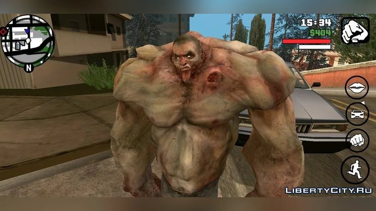 Char de Left 4 Dead / GTA San Andreas (iOS, Android)
