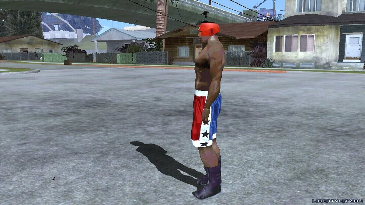 Карл Джонсон у боксерському костюмі (як пед) / GTA San Andreas (iOS, Android)