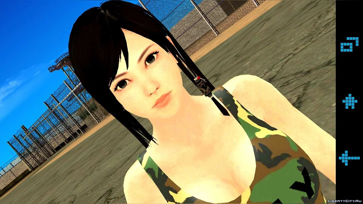 Kokoro im Tarnmuster / GTA San Andreas (iOS, Android)