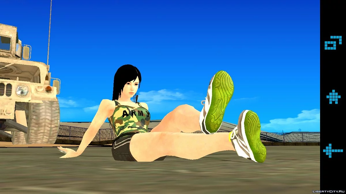 Kokoro im Tarnmuster / GTA San Andreas (iOS, Android)