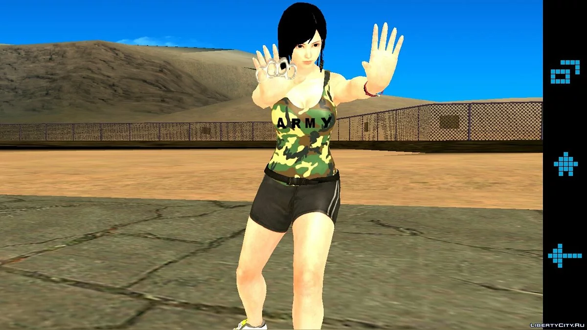 Kokoro im Tarnmuster / GTA San Andreas (iOS, Android)