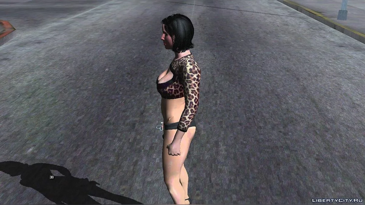 Molly Schultz dari GTA 5 dalam Pakaian Penari Striptis V3 / GTA San Andreas (iOS, Android)