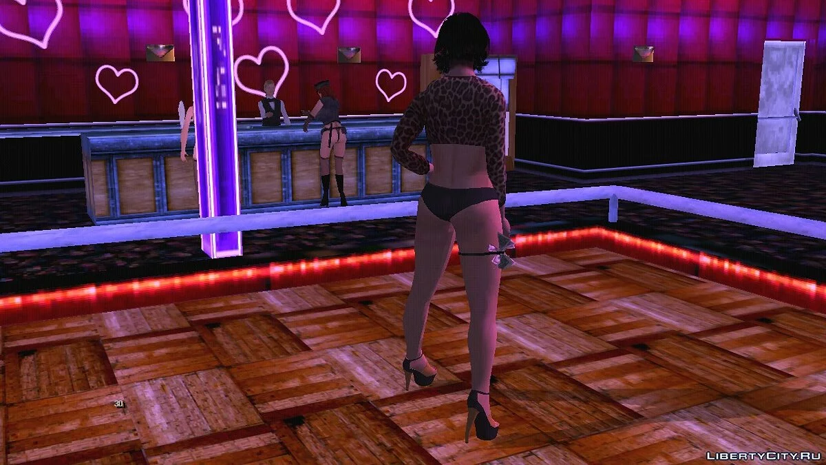 Molly Schultz dari GTA 5 dalam Pakaian Penari Striptis V3 / GTA San Andreas (iOS, Android)