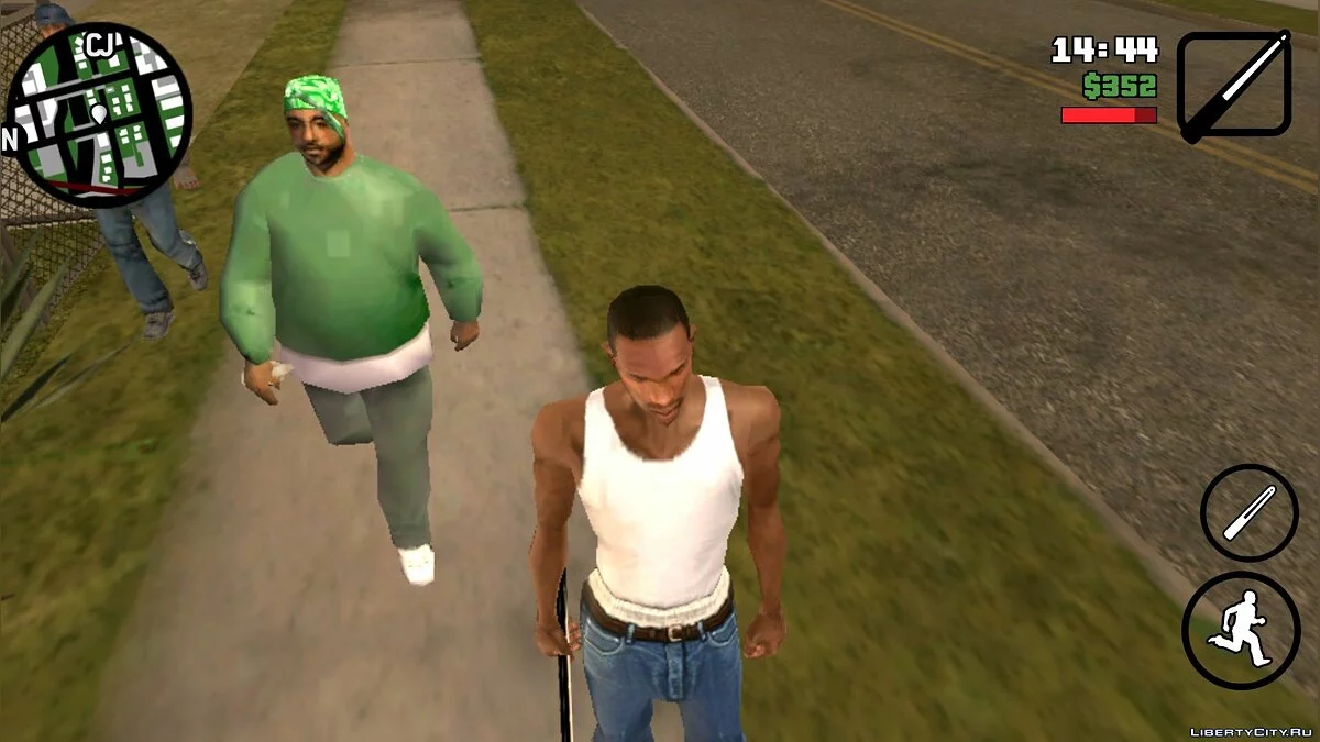 Нові текстури для гангстерів з Лос-Сантоса / GTA San Andreas (iOS, Android)