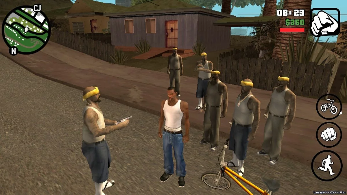 Novas texturas para os gangsters de Los Santos / GTA San Andreas (iOS, Android)