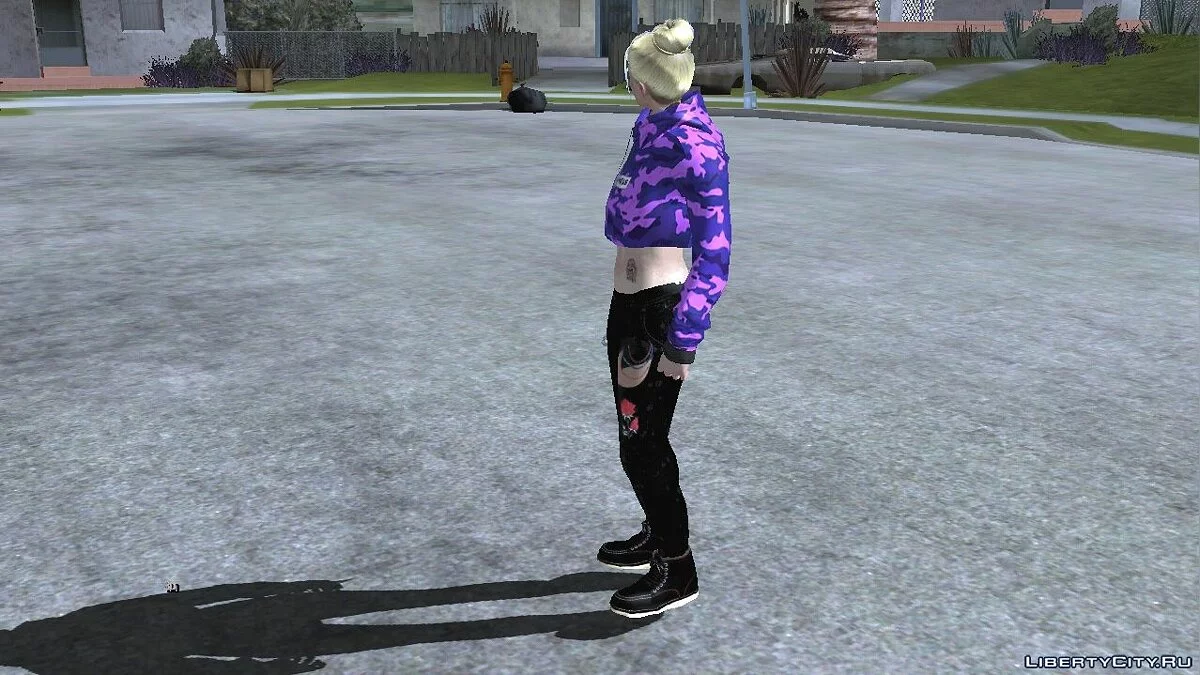 Random Blonde Girl Skin from GTA Online #6 / GTA San Andreas (iOS, Android)