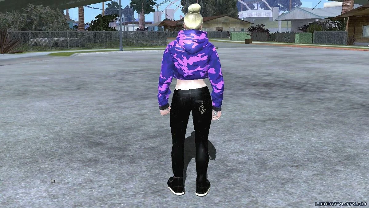 Random Blonde Girl Skin from GTA Online #6 / GTA San Andreas (iOS, Android)