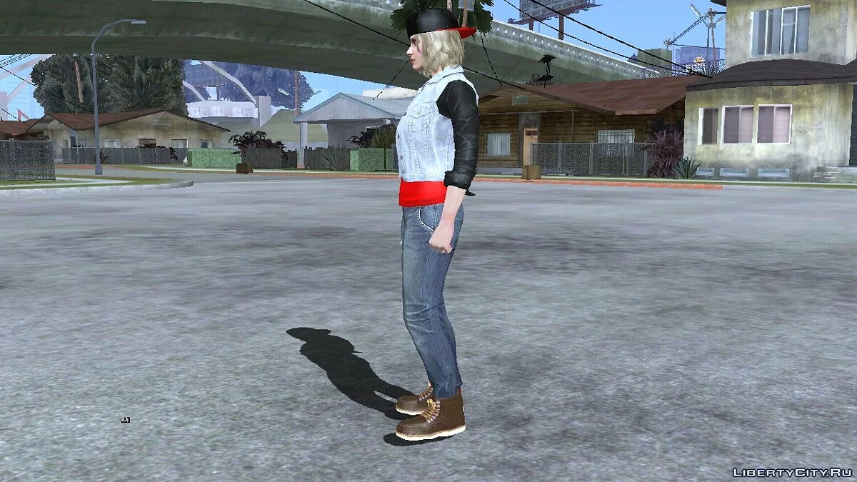 Random Blonde Girl Skin from GTA Online #5 / GTA San Andreas (iOS, Android)