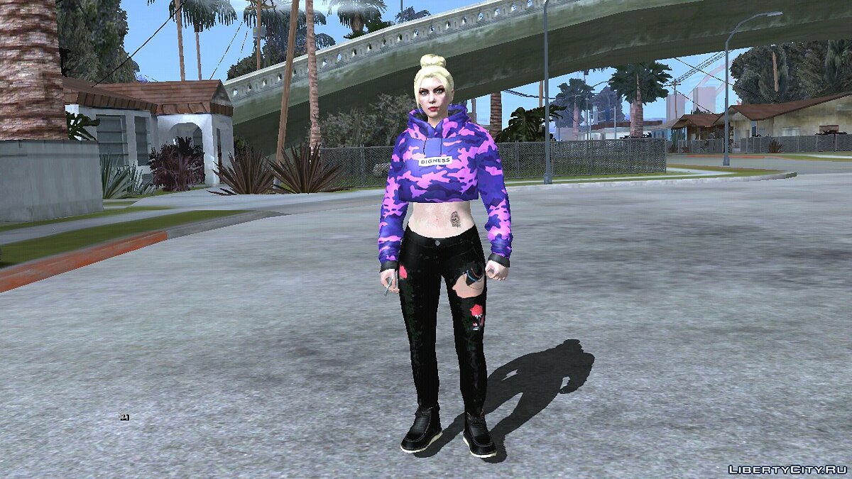 Download Random skin blonde girl from GTA Online #6 for GTA San Andreas ...