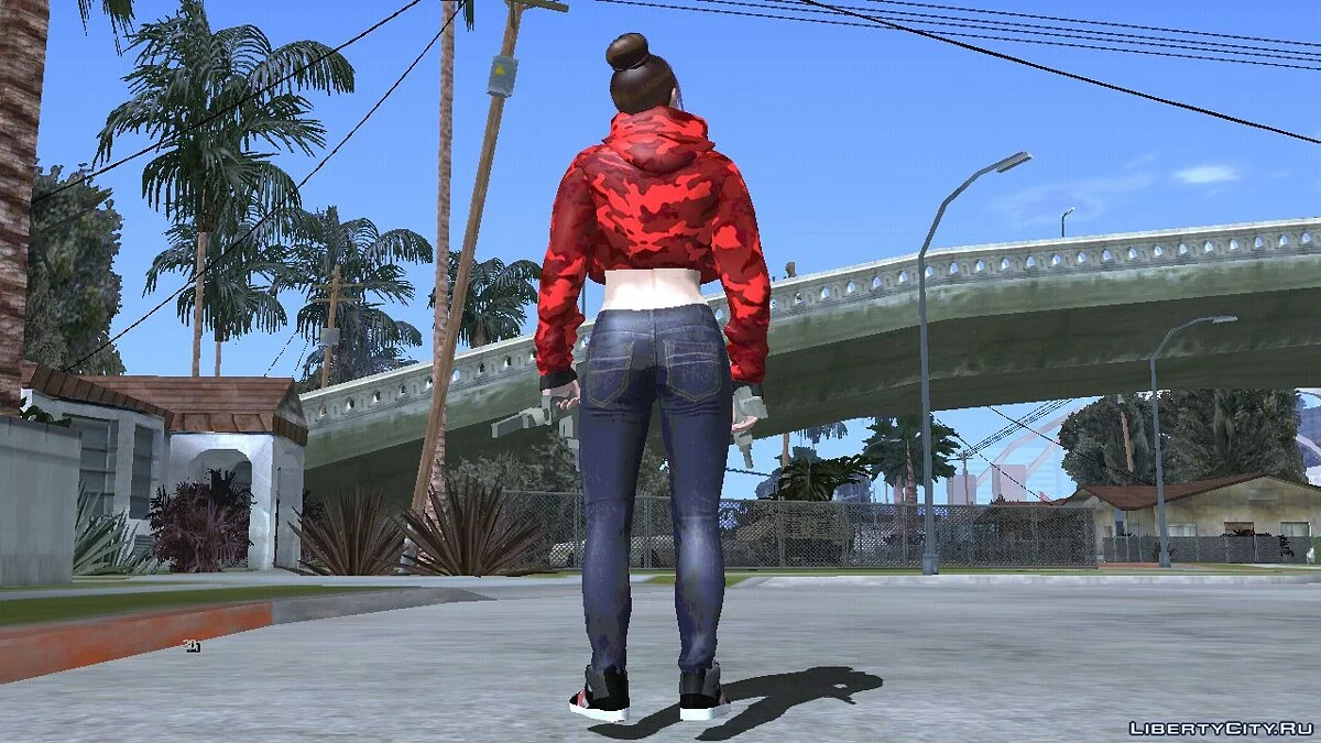 Рандомный скин девушки из GTA Online #6 / GTA San Andreas (iOS, Android)