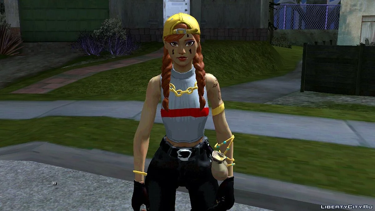 Aura aus Fortnite / GTA San Andreas (iOS, Android)