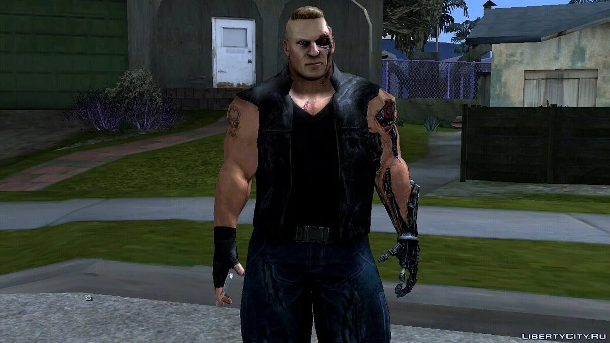 Brock Lesnar (Cyborg) from WWE Immortals / GTA San Andreas (iOS, Android)
