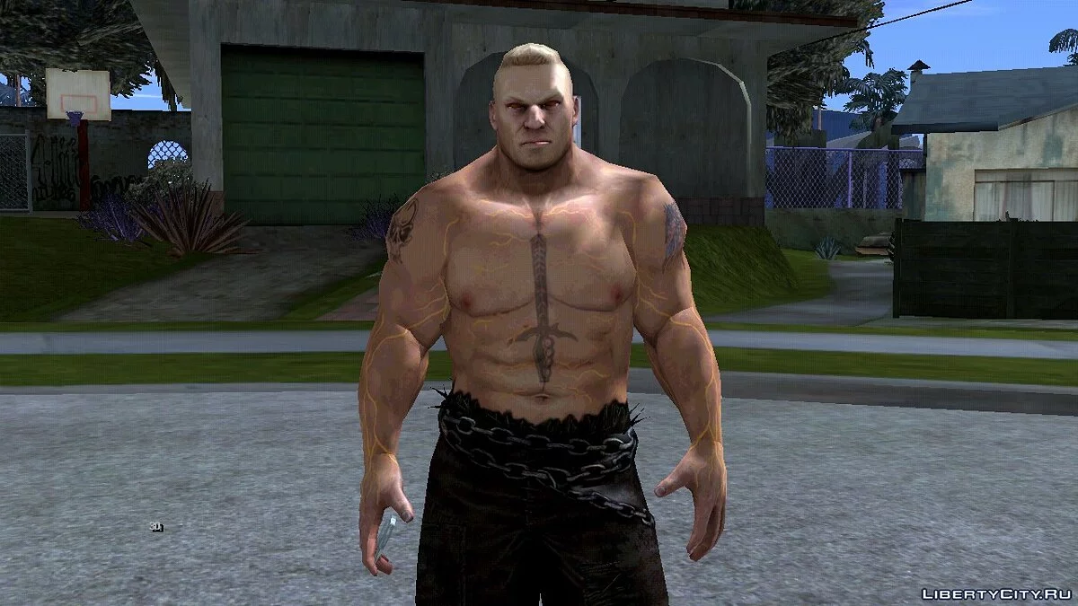 Brock Lesnar (Das Biest) aus WWE Immortals / GTA San Andreas (iOS, Android)