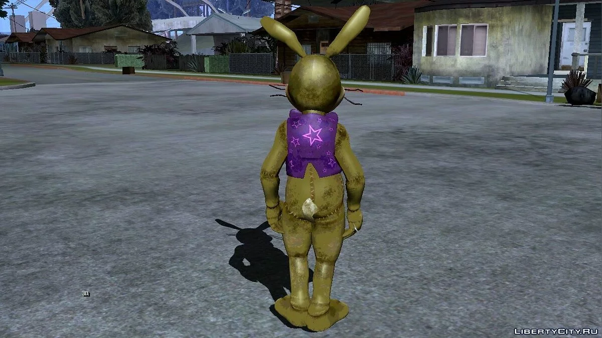 Glitchtrap de Five Nights at Freddy's: Help Wanted / GTA San Andreas (iOS, Android)