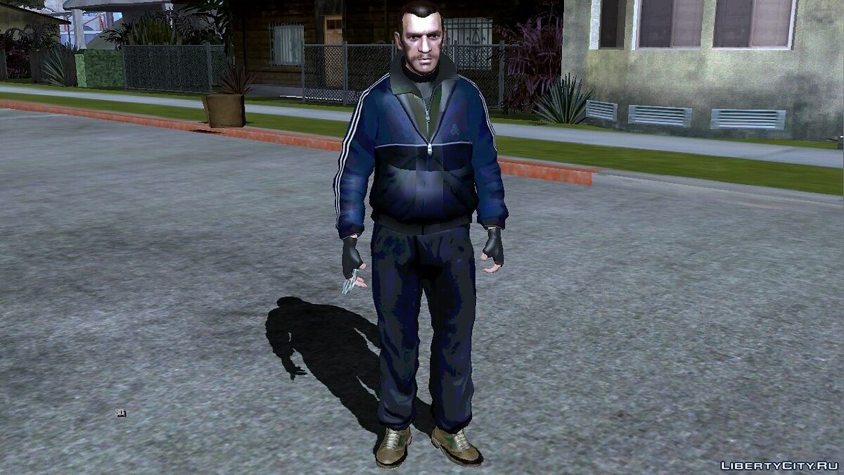 GTA IV Niko Bellic Blue Jacket
