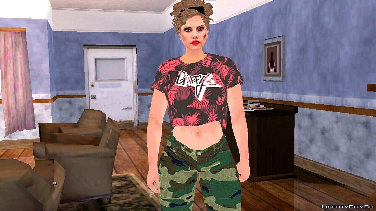 Random Girl from GTA Online #1 / GTA San Andreas (iOS, Android)