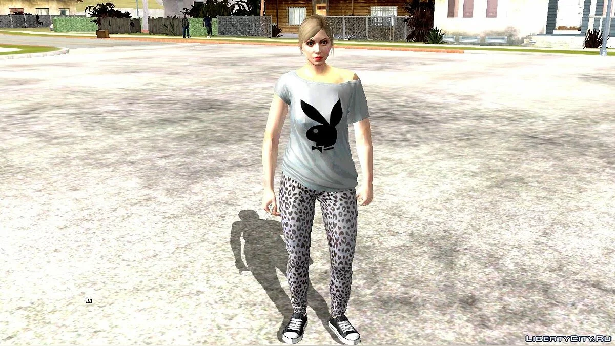 Випадковий скин дівчини блондинки з GTA Online #3 / GTA San Andreas (iOS, Android)