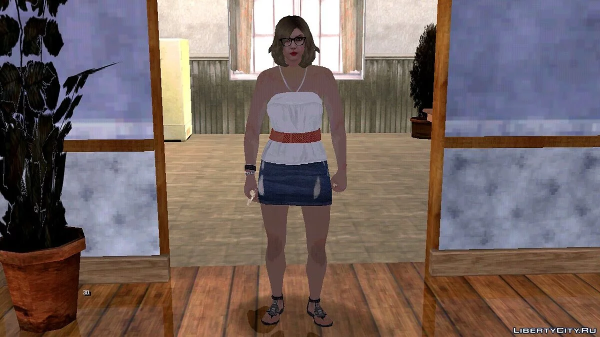 Random Blonde Girl Skin from GTA Online #7 / GTA San Andreas (iOS, Android)