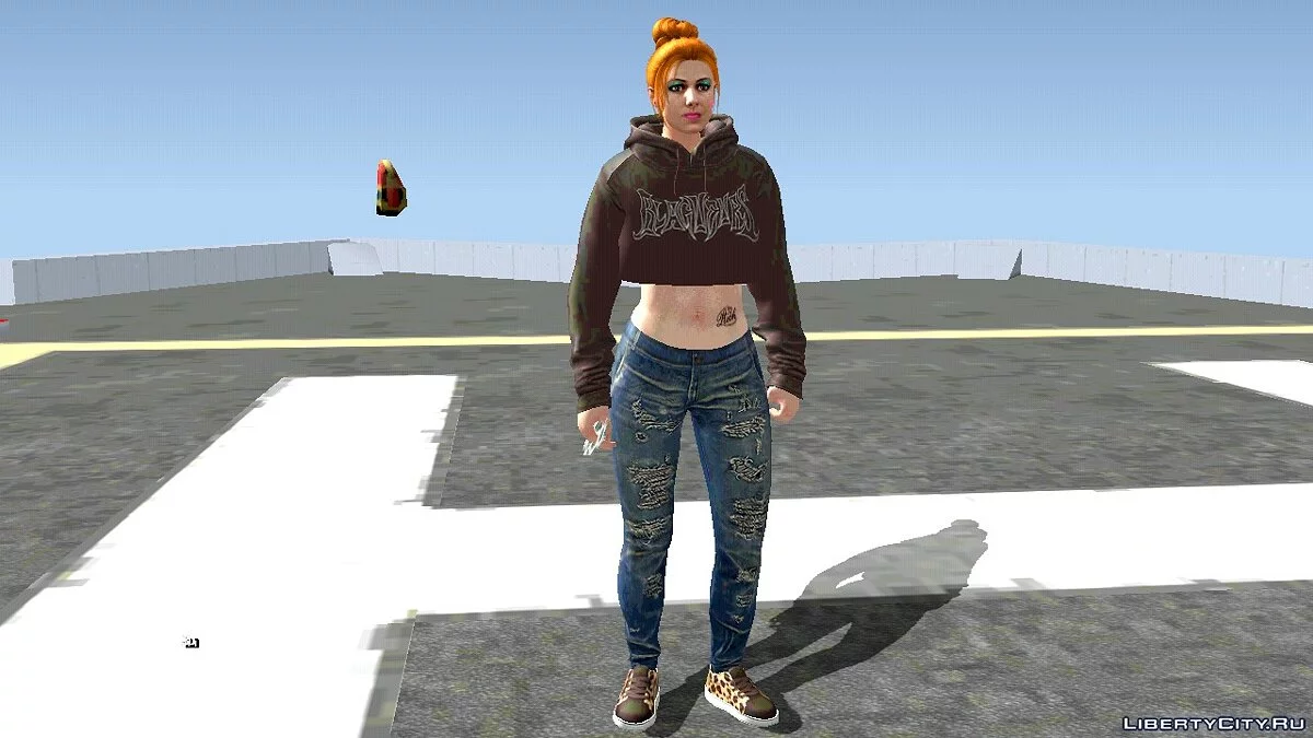 Random Female Skin from GTA Online in Casual Wear #1 / GTA San Andreas (iOS, Android)