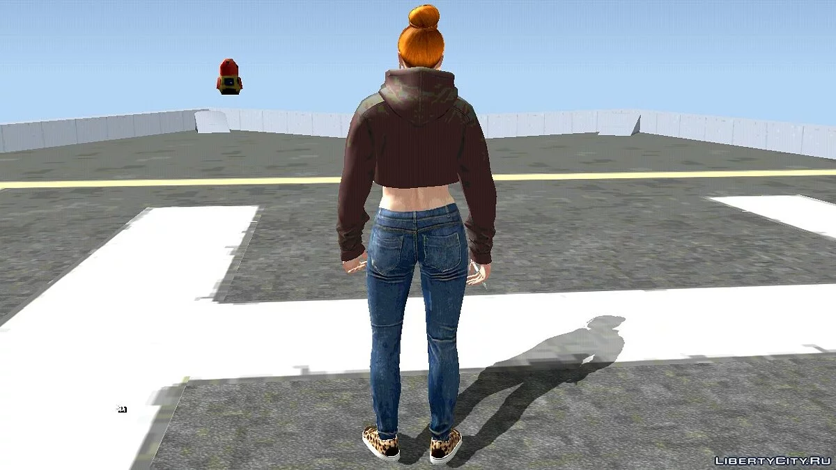 Random Female Skin from GTA Online in Casual Wear #1 / GTA San Andreas (iOS, Android)