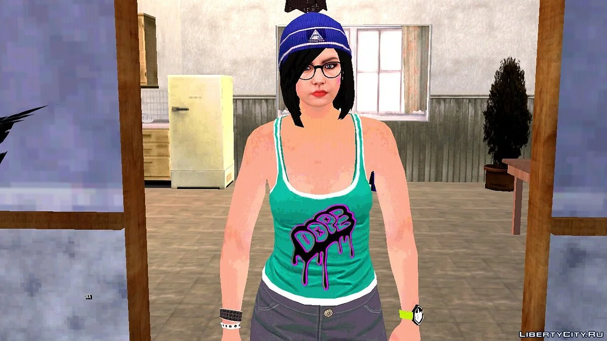Рандомний скин дівчини з GTA Online #17 / GTA San Andreas (iOS, Android)