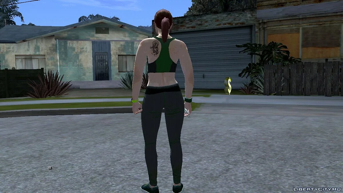 Random Female Skin from GTA Online (In Sportswear) / GTA San Andreas (iOS, Android)